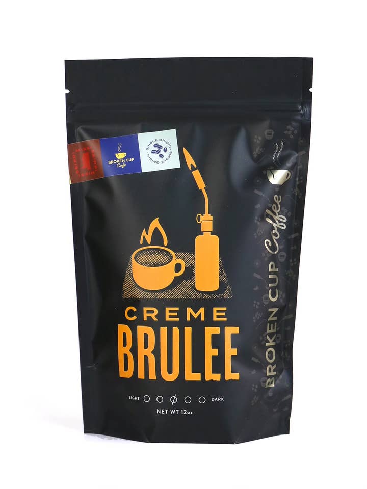 Creme Brûlée coffee for wholesale by Broken Cup Coffee