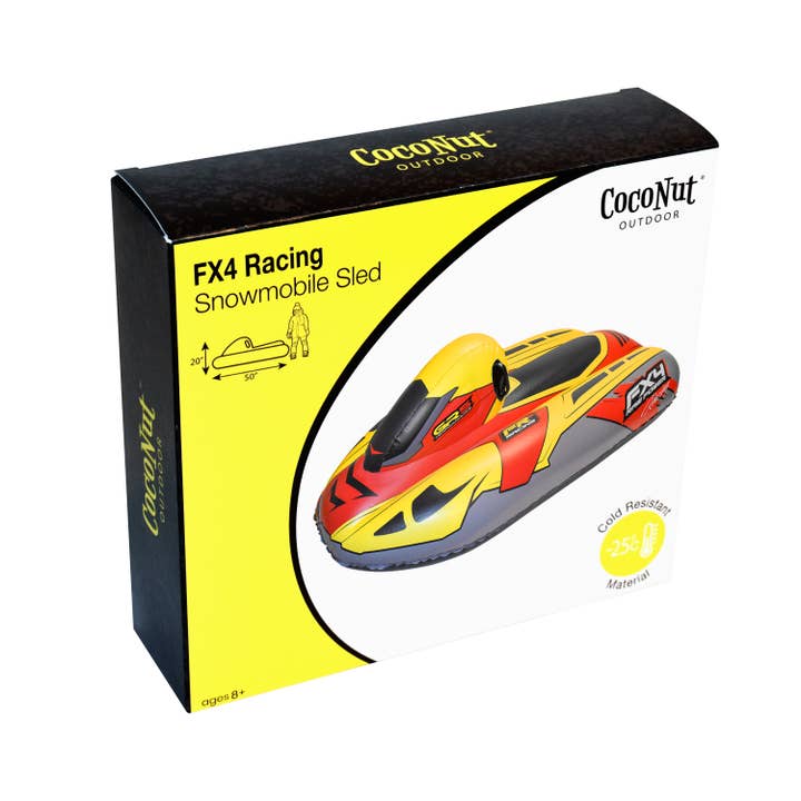 Coconut Outdoor – wholesale Inflatable toy – Child & baby – Inflatable Snowmobile Sled - FX4 Racing