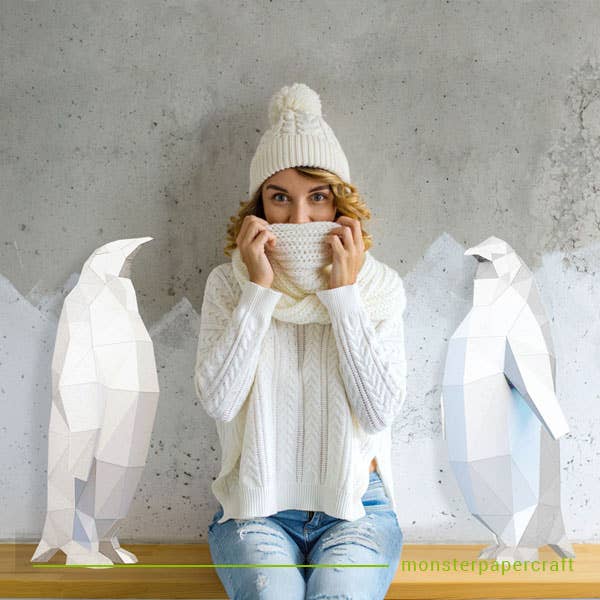 DIY White Penguins for wholesale by Volka