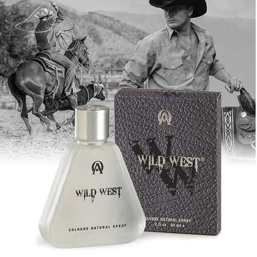 Annie Oakley Natural Perfumery - Wholesale Cologne Spray - Men's Wild West® for Him Cologne, Natural Spray2
