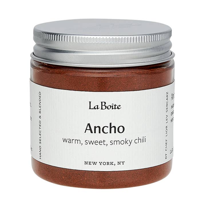 Ancho Chili - warm, sweet, smoky chili spice for wholesale by La Boîte