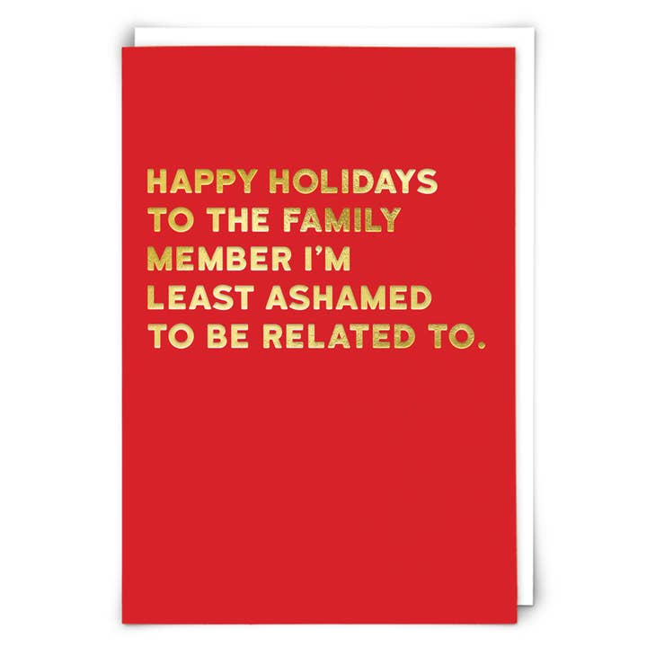 Holiday Related Greeting Card for wholesale by Redback Cards - ALL duties and tariffs paid