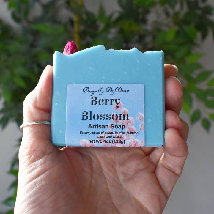 Dragonfly DayDream - Wholesale Bar Soap - BERRY BLOSSOM Artisan Soap2