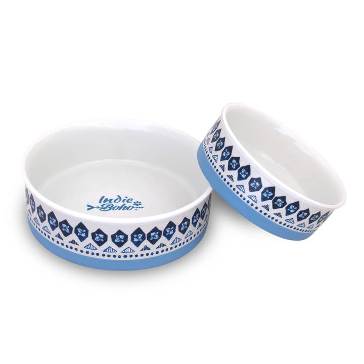Indie Boho - Wholesale Pet bowl – Cat/dog - Noosa Nights - Designer Dog Bowls