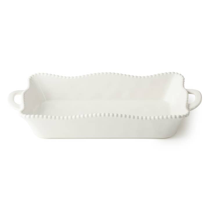 Certified International - Wholesale Baking Dish - Perlette Cream Medium Rectagular Baker 14in x 8.75in3