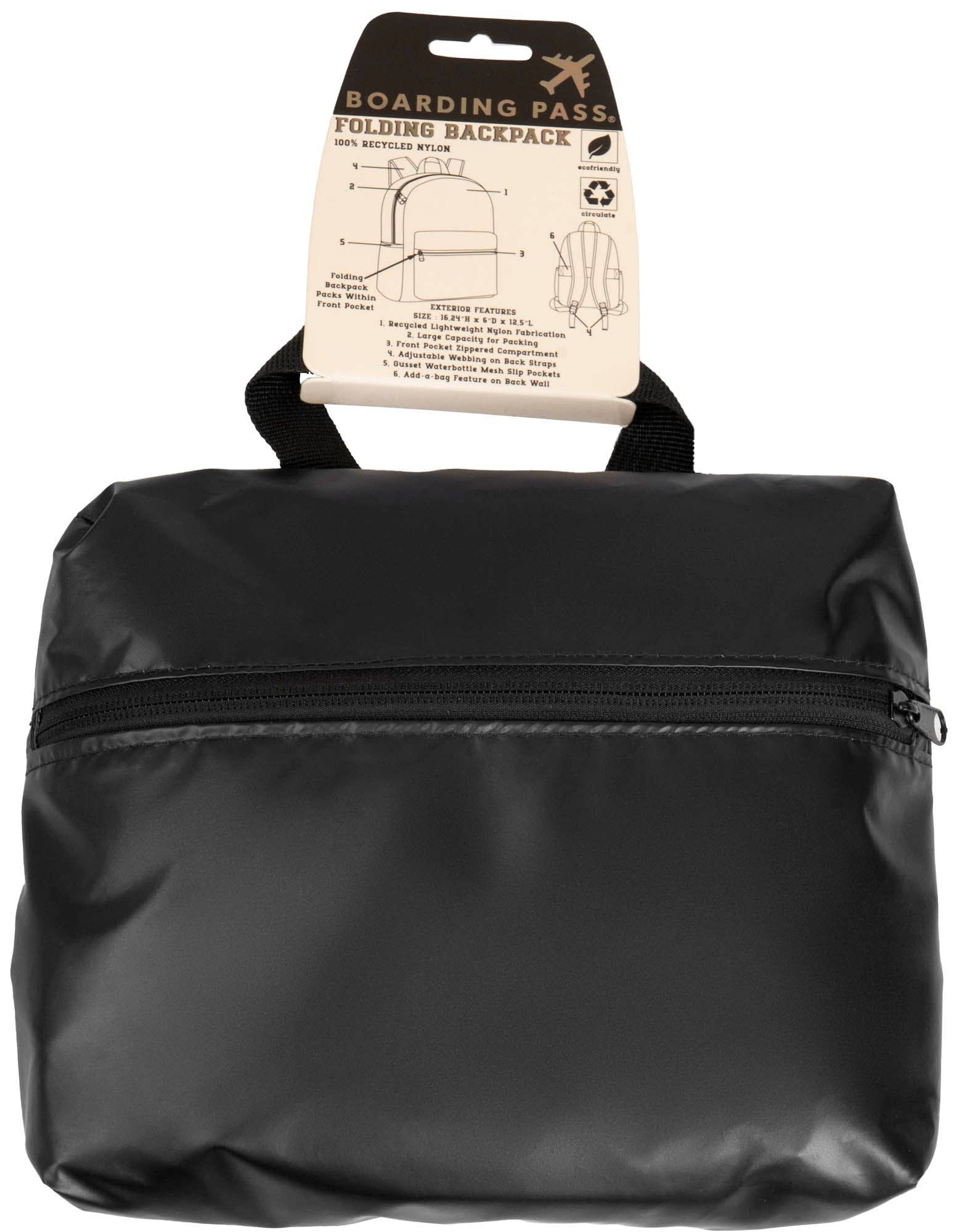 Magid – Engroshandel Rygsæk - Unisex – Boarding Pass Genanvendelig Metallic Foldbar & Pakbar Pouch Rygsæk25