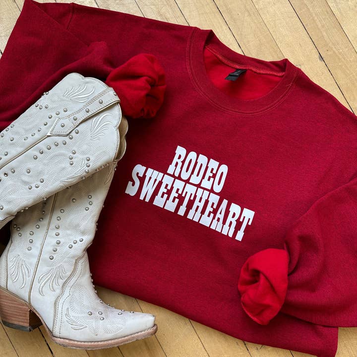 Rodeo Sweetheart Crewneck for wholesale by Wild & Wanted