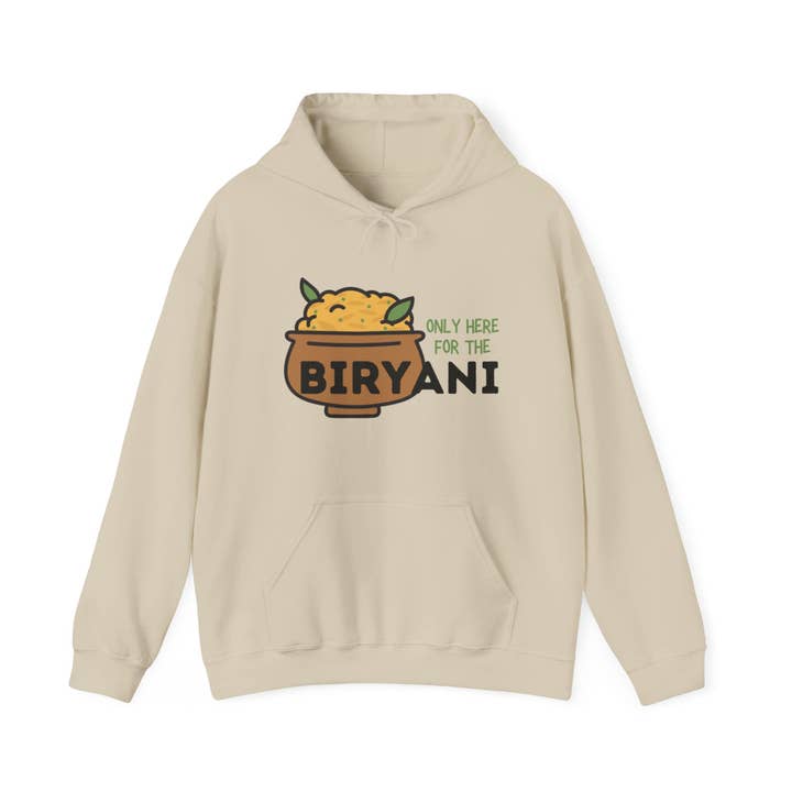 Sudadera Solo Aquí Por El Biryani para venta al por mayor de Smriti Designs Gift Shop