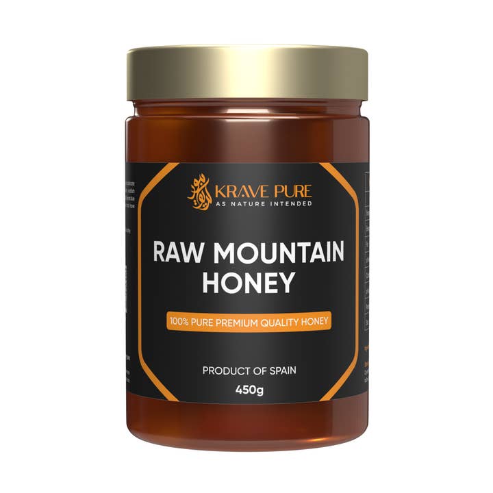 Raw Mountain Honey 450g for wholesale by Krave Pure