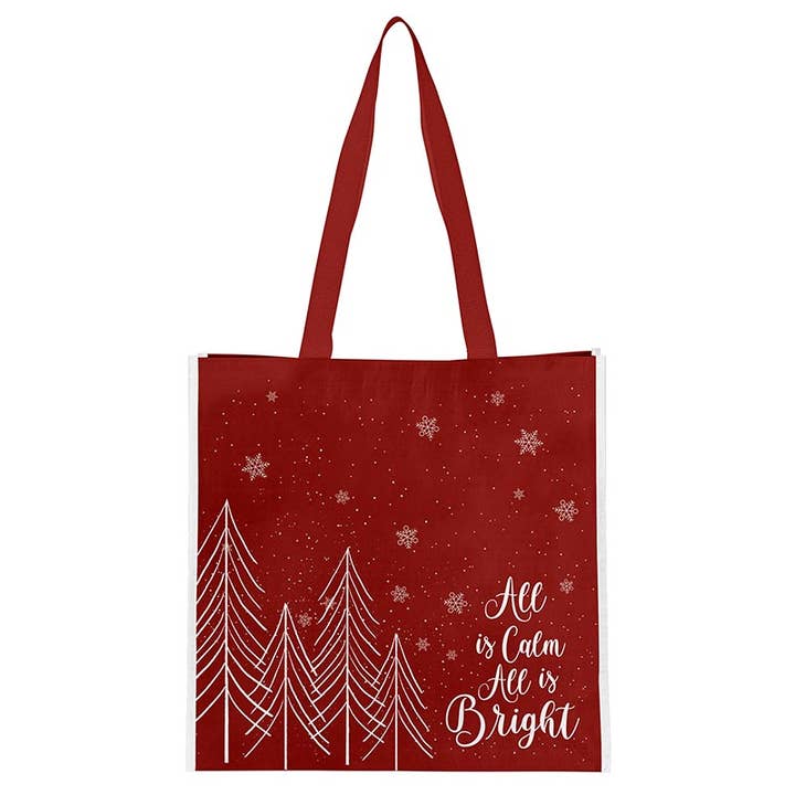Tote Bag - All is Calm, All is Bright for wholesale by Faithworks by Creative Brands