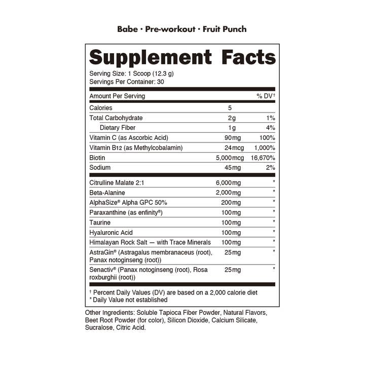 Campus Protein - Wholesale Oral Supplement/Vitamin - Bucked Up Babe Pre Workout5