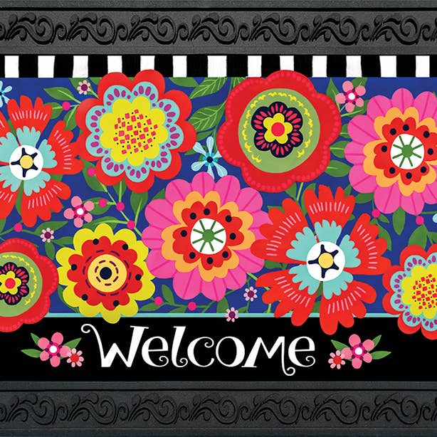 Bright Blooms Doormat for wholesale by Briarwood Lane