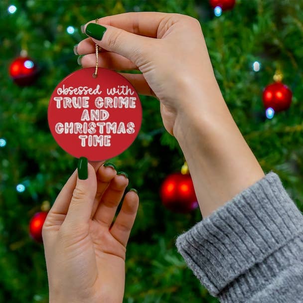 R is for Robo - Wholesale Ornament - True Crime Christmas Ornaments Funny Holidays Ornament Red