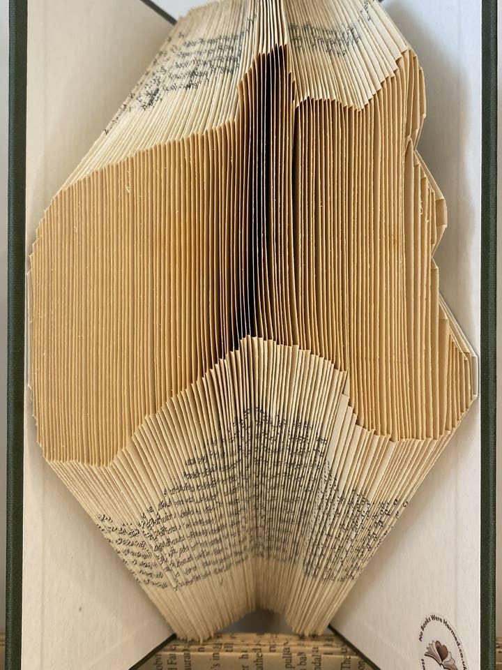 The Hossy - Horse's Head Hand Folded Book Art Sculpture Gift for wholesale by No Books Were Harmed.co.uk