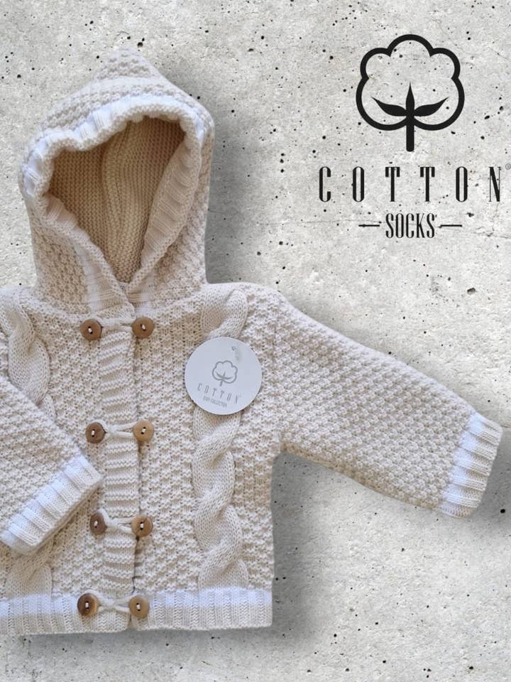 Cotton Socks - Wholesale Hoodie – Baby - 318 DOUBLE COAT ONE SIZE (AUTUMN/WINTER)1