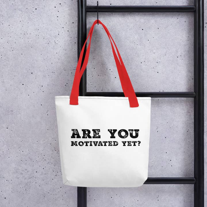 Bolso de mano: ¿motivado ya? para venta al por mayor de Ninja Focused