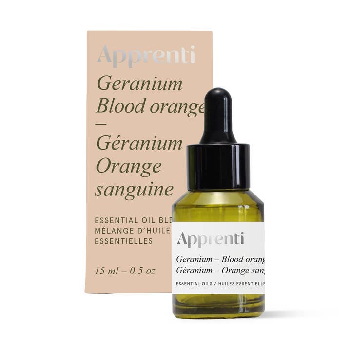 Olio per diffusore Geranio / Arancia Rossa per la vendita all'ingrosso da parte di Apprenti