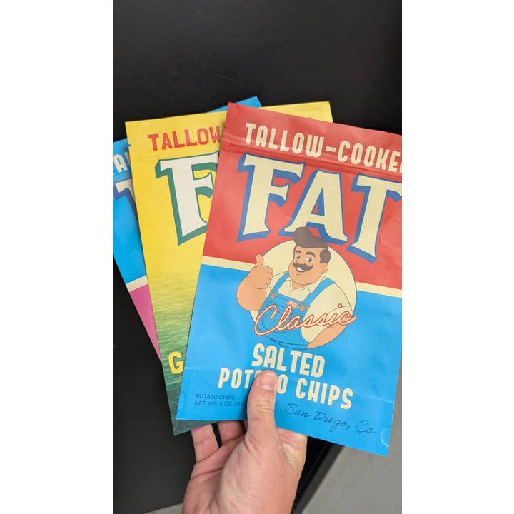 FAT Chips - Wholesale Chips - FAT Chips 4oz "Trifecta" 24-Pack6
