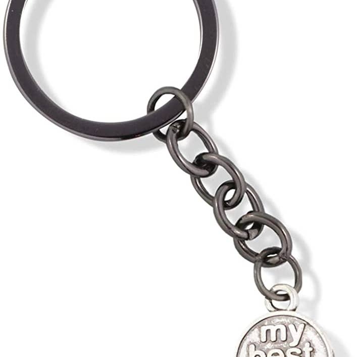 Dave The Bunny – wholesale Nyckelring - Unisex – EPJ min bästa vän nyckelring av bästa vän nyckelringar av stora bästa vän smycken eller bästa vän Charm för den pojkvän eller flickvän för livet