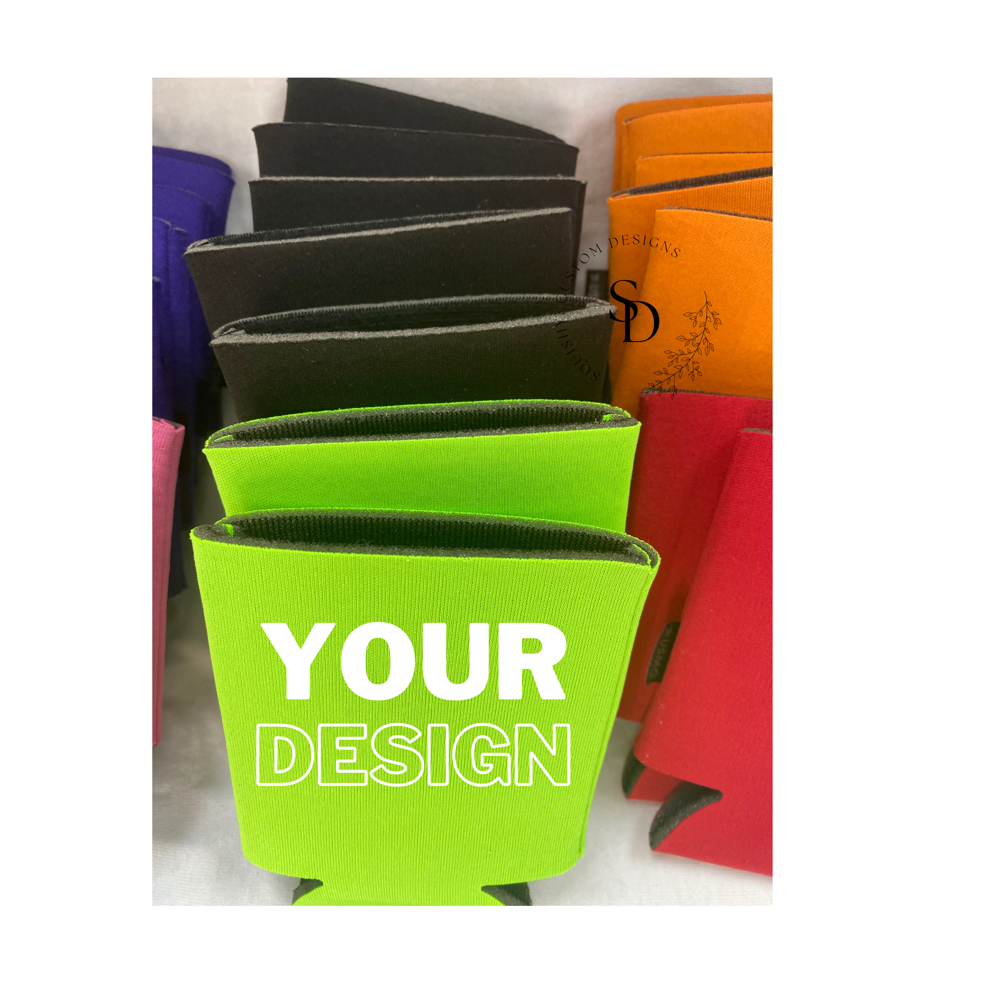 Wholesale Multicolor Blank koozie cup holders customizable for your
