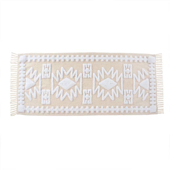 Kilim Bath Mat, Diamonds for wholesale by Indaba Trading