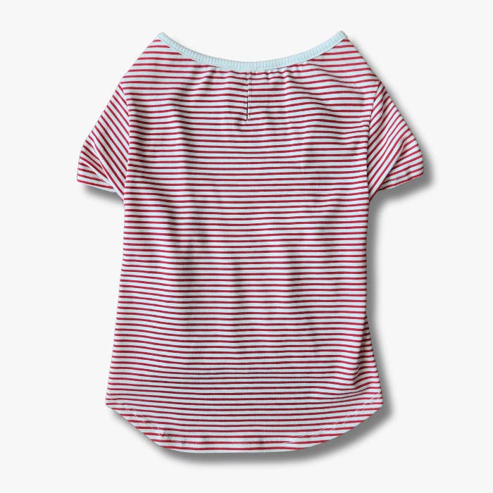 Pet T-Shirt - Cozy Stripe for wholesale by The Black Sheep Fam