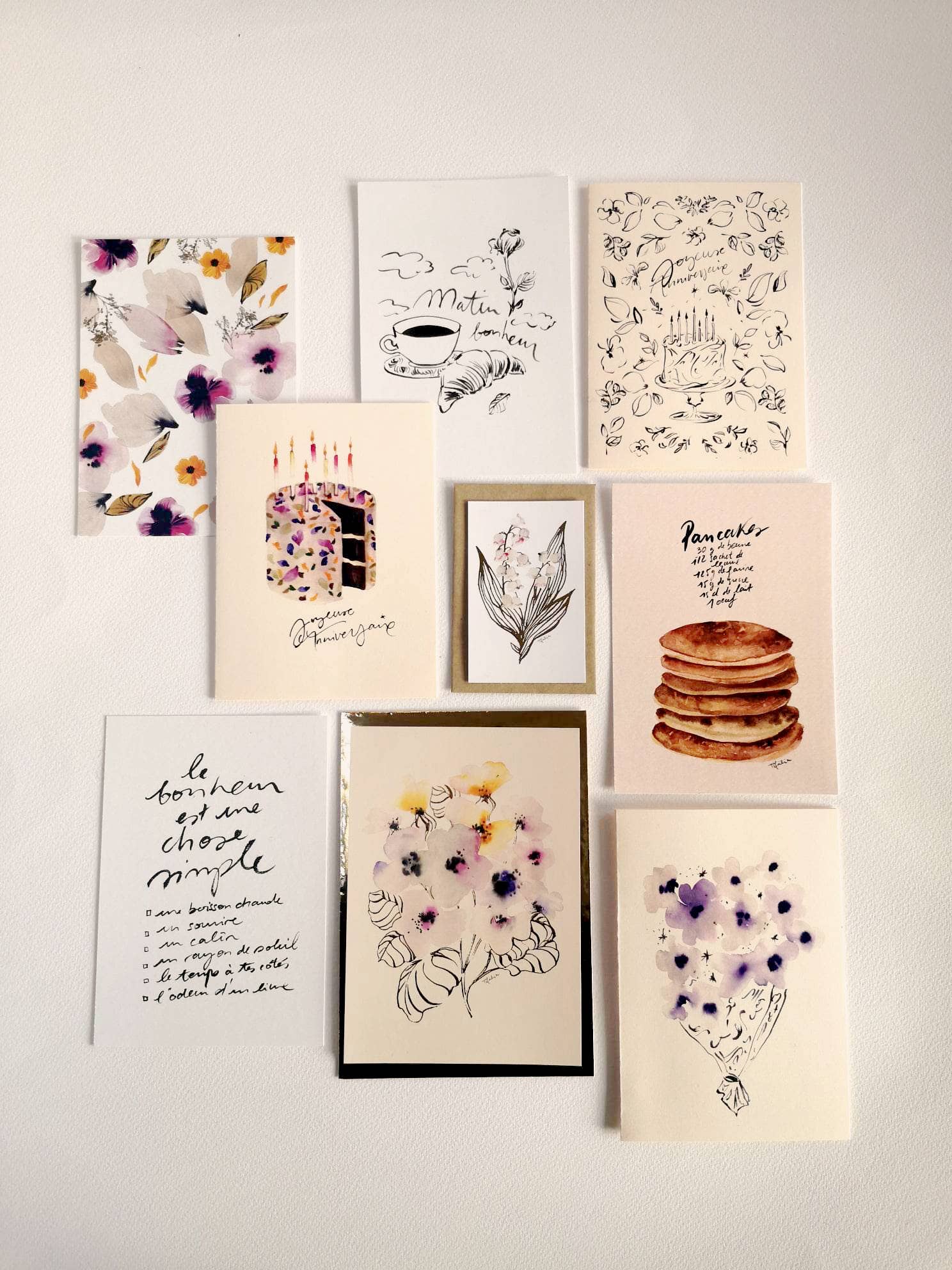 Tifalia - Wholesale Birthday Card - Flowery Birthday Card1