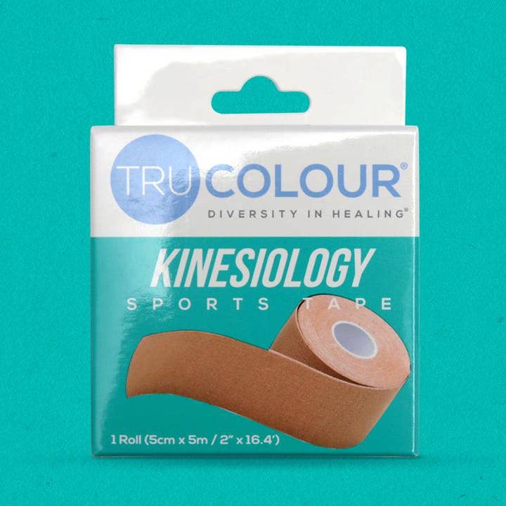 TruColour - Vente Pansement/bandage - TruColour Bande de Kinésiologie pour Peau Beige - Rouleau Unique0