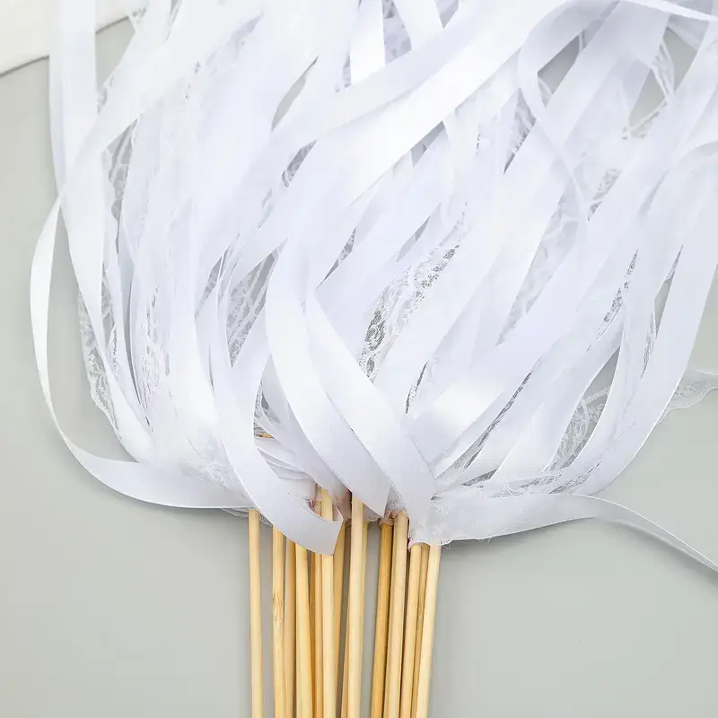 All Little Cute Things - Wholesale Party Favor Bag/Box - Princess Fairy Wands with Lace Satin Ribbon for Tea Party1