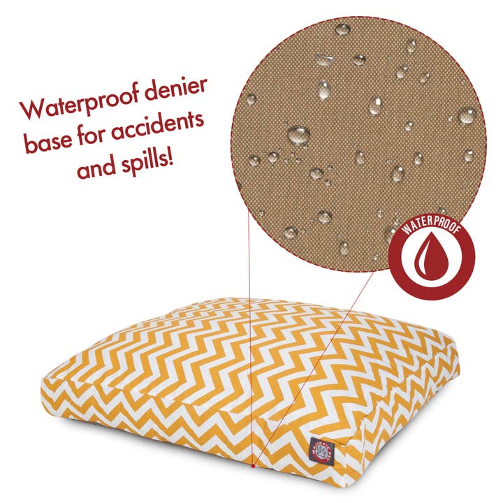 Majestic Pet Products – cama - Cão por atacado – Cama retangular para cães Chevron121