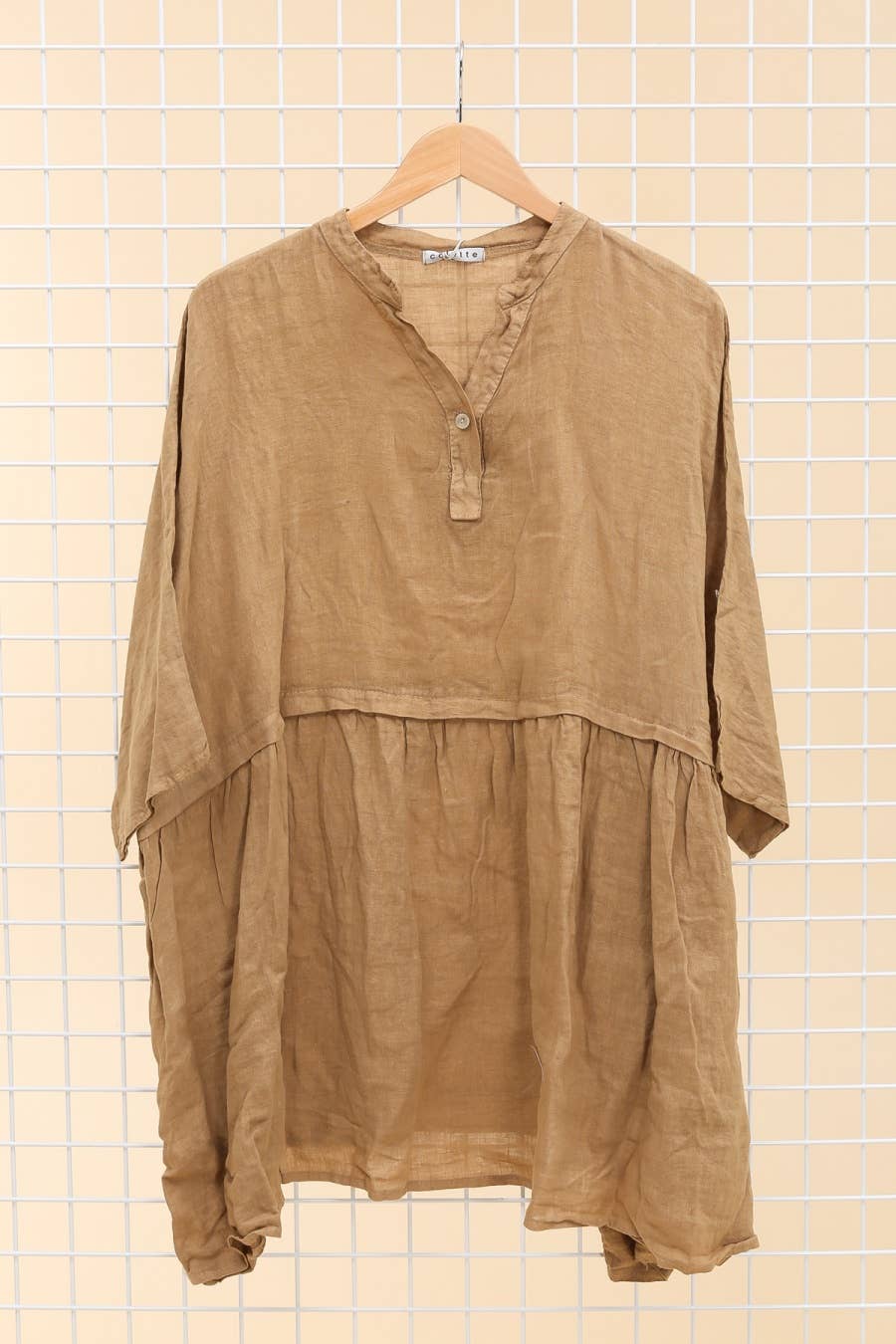 la maison des fibres naturelles - Venta al por mayor Túnica - Mujer - Túnica amplia de lino 68369 flora 100% TÚNICA DE LINO26