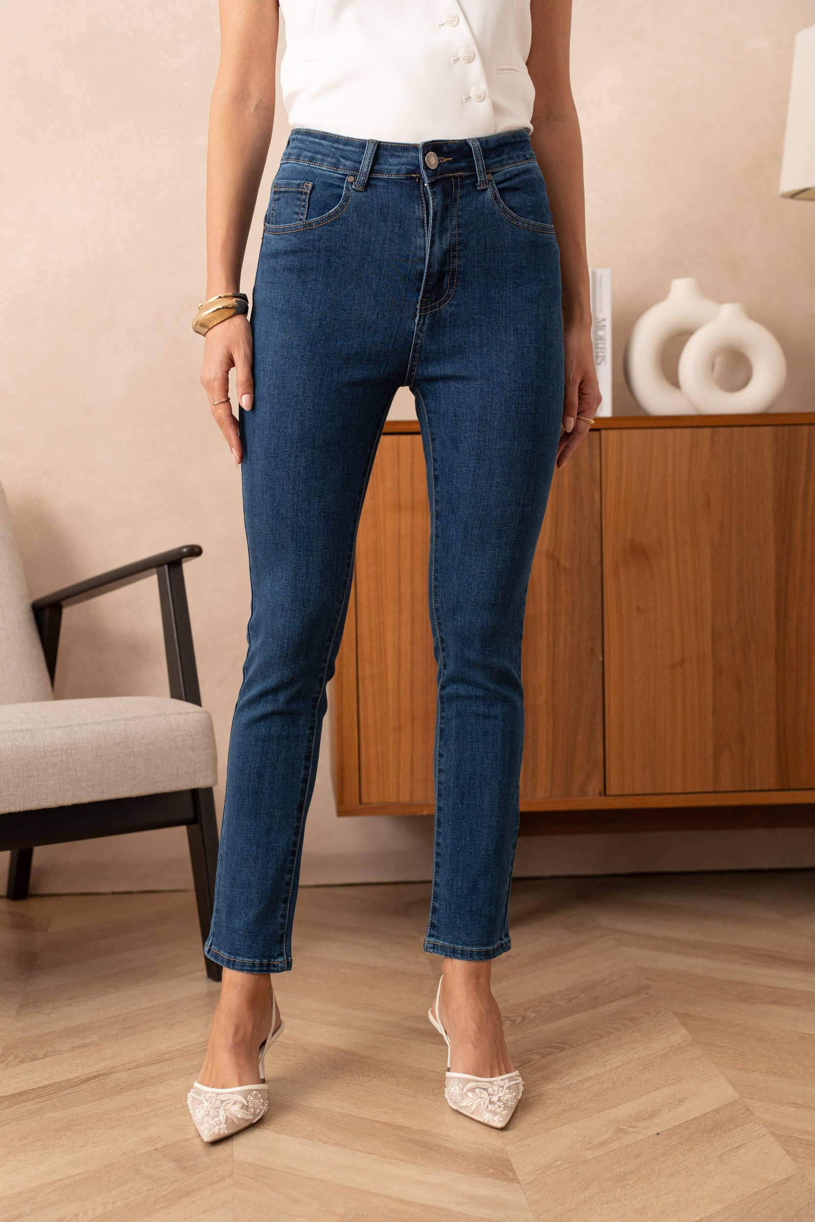 Blue Jean regular fit plus size push up for wholesale on Faire1