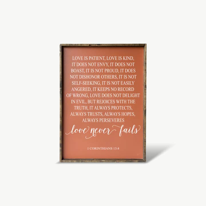 Williamraedesigns - Wholesale Art Print - Corinthians Verse Framed Print - Christian Decor11