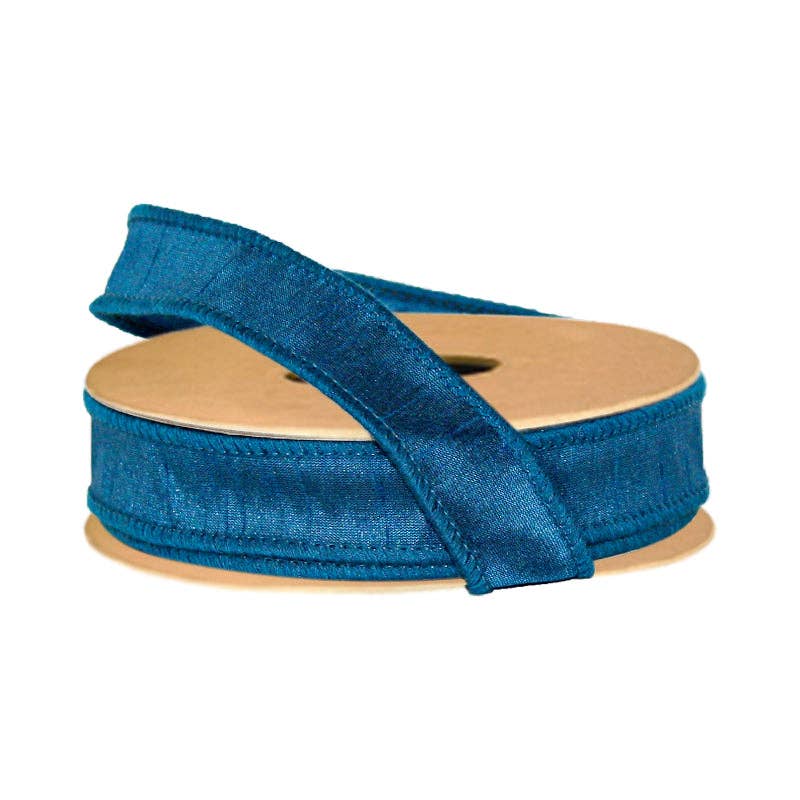 LA Ribbons Wholesale - Vente Ruban – emballage cadeau - Ruban Dupioni filaire de 1 po | 10 mètres | 22 couleurs disponibles10