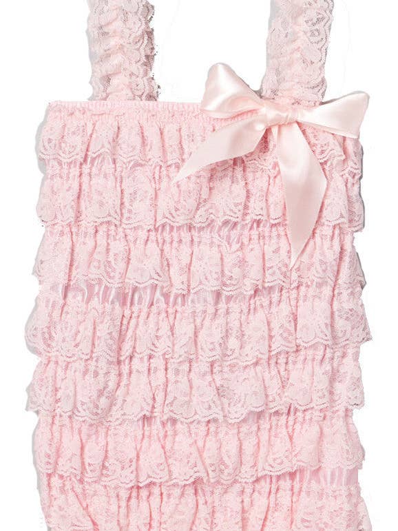 Wenchoice – wholesale Jumpsuit – Baby – Light Pink Lace Romper0