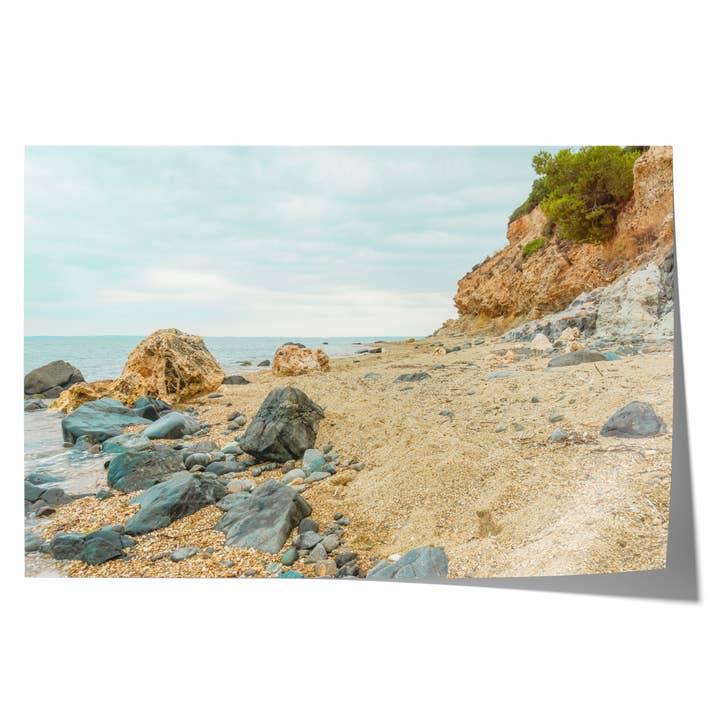 Psakoudia Strand | Kunstfotografi Print for engroshandel hos Natasha Riha Photography