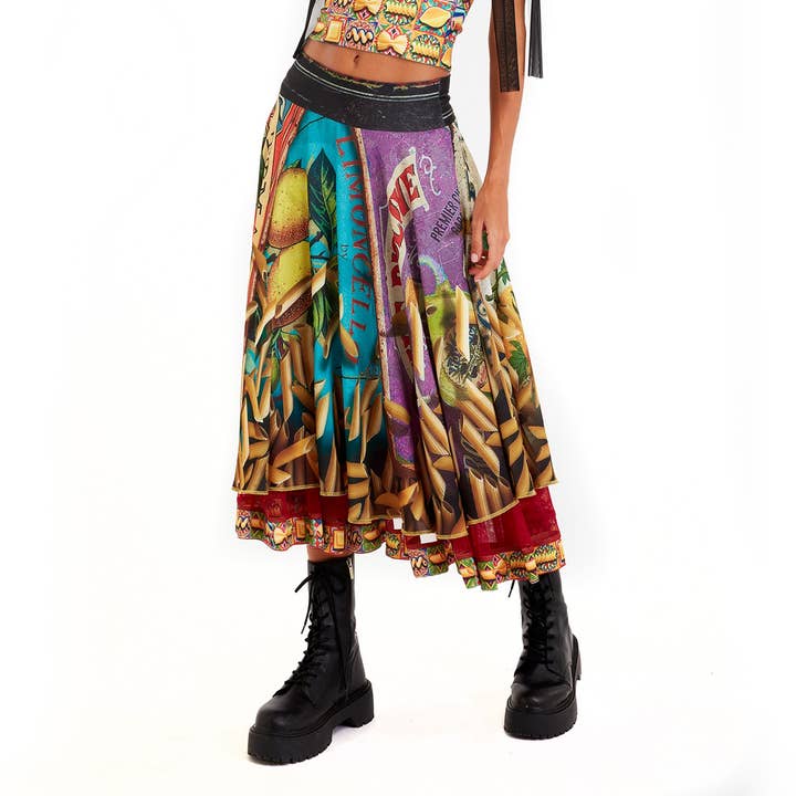 Jupe en mousseline - Taster's Team pour la vente par IPNG Design