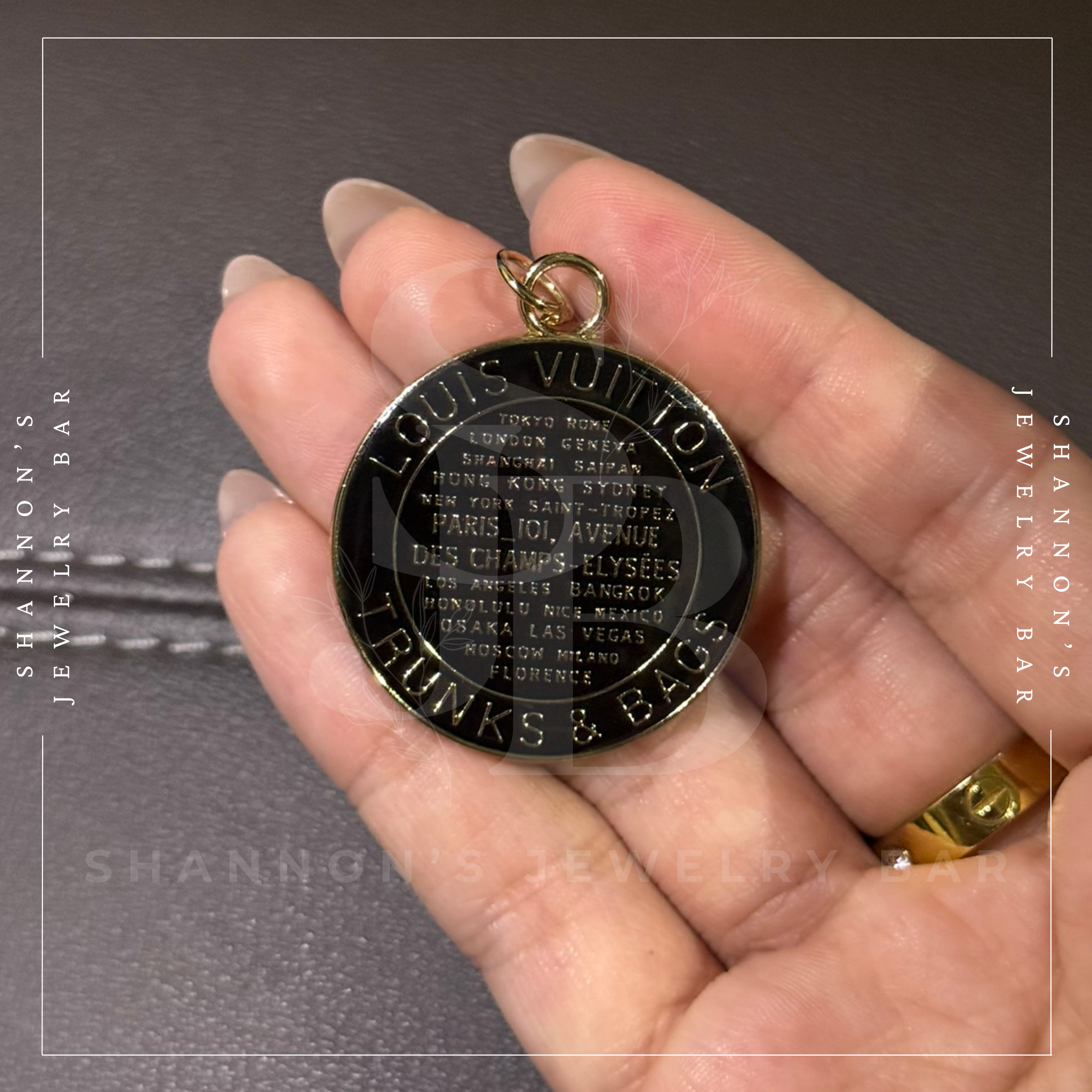 Shannon's Jewelry Bar - Wholesale Individual Charm/Pendant - Louis Vuitton Charm Zipper Pull LV Enamel Trunks & Bags Tag4