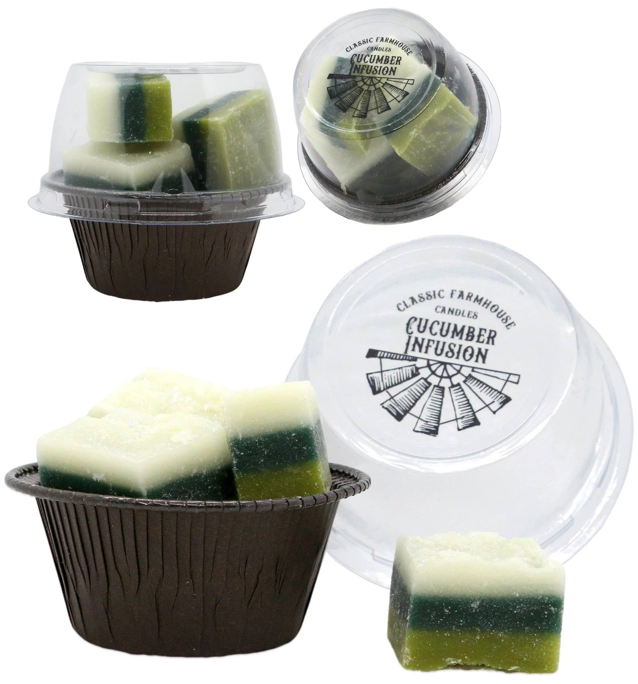 Classic Farmhouse Candles – wholesale Wax melt – Cucumber Infusion 4 oz Cup Wax Melts0