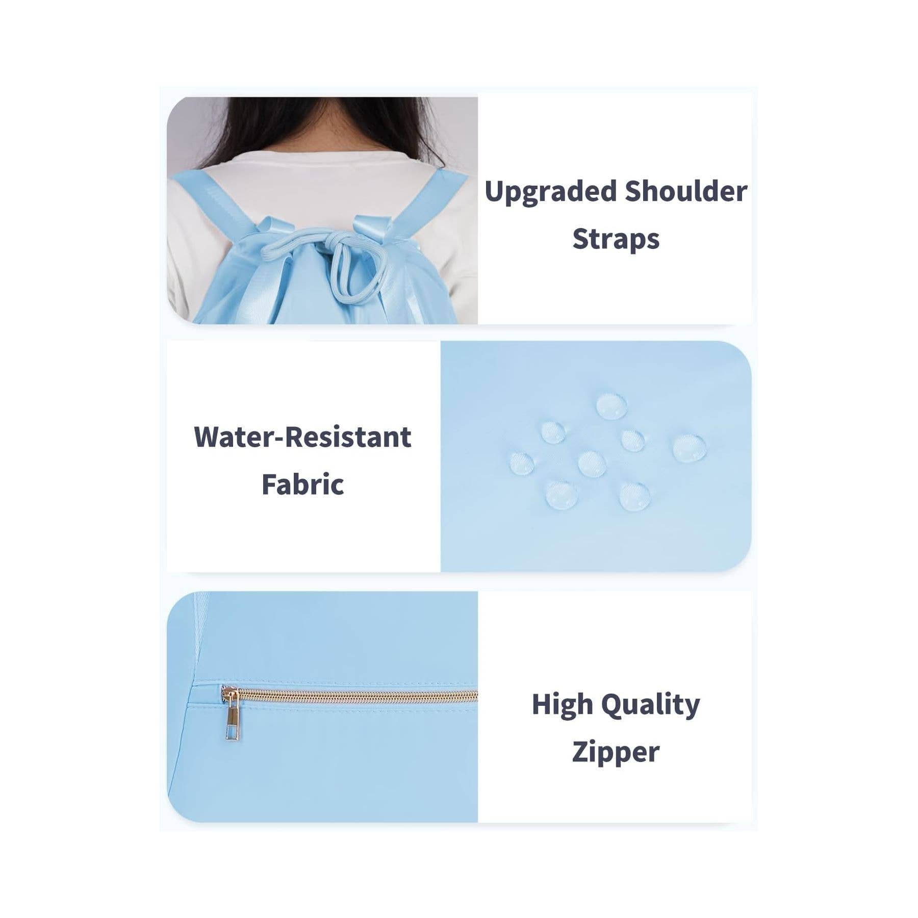 wandf - Wholesale Drawstring Bag - Unisex - Ceneda Drawstring Backpack  Water Resistant Sports Gym Sack31