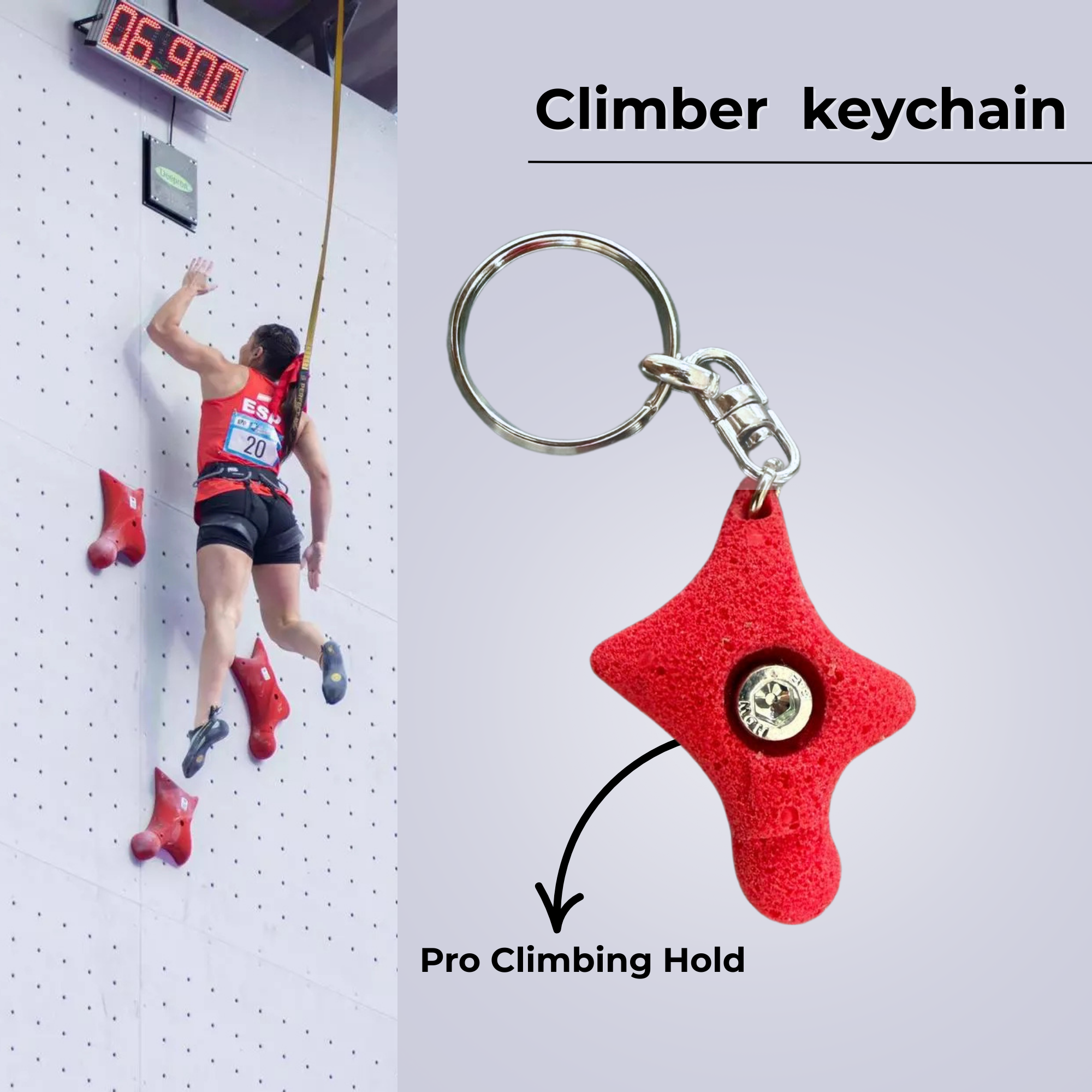 SEVEN PEAKS - Venta al por mayor Llavero - Unisex - Climber llavero VELOCIDAD1