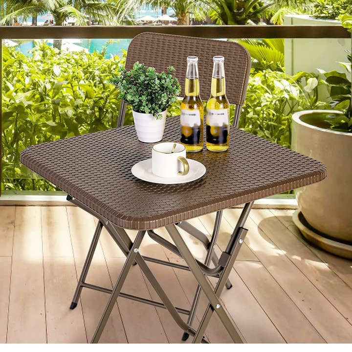 Above Edge - Wholesale Patio Table - 23.6” Patio Table, Small Plastic Folding Patio Table5