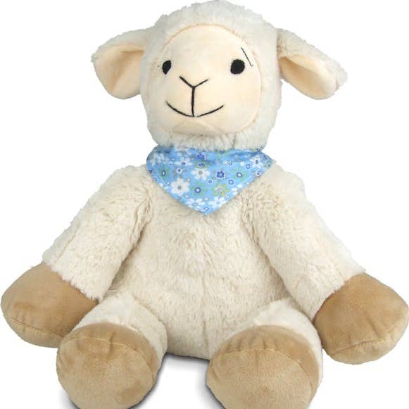 Pecora Flori in pino, panno blu per la vendita all'ingrosso da parte di Tiroler Zirbenkissen / Christoph Wildauer