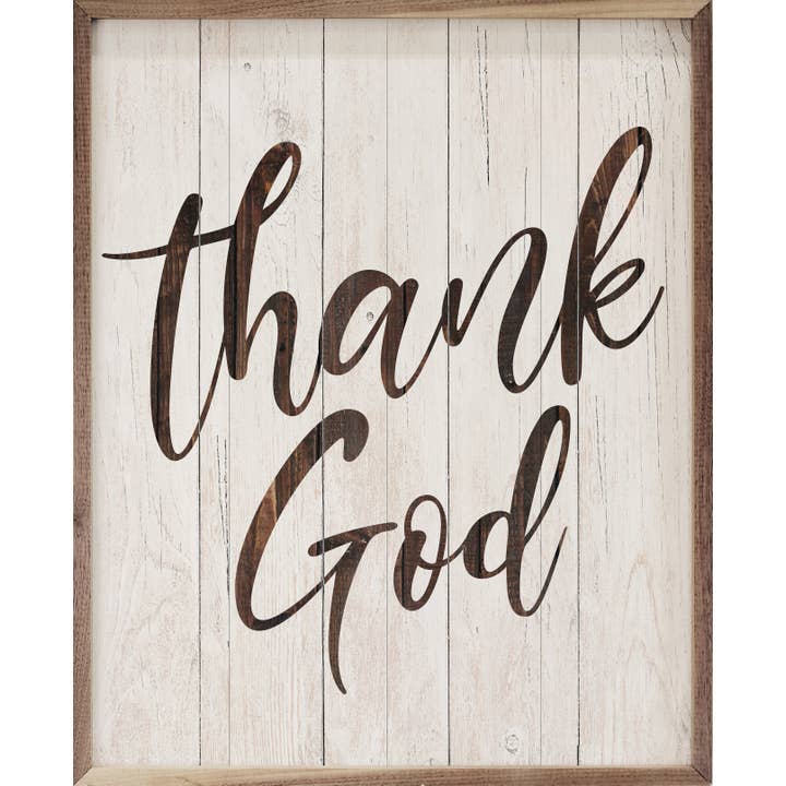 Thank God Whitewash for wholesale by Kendrick Home