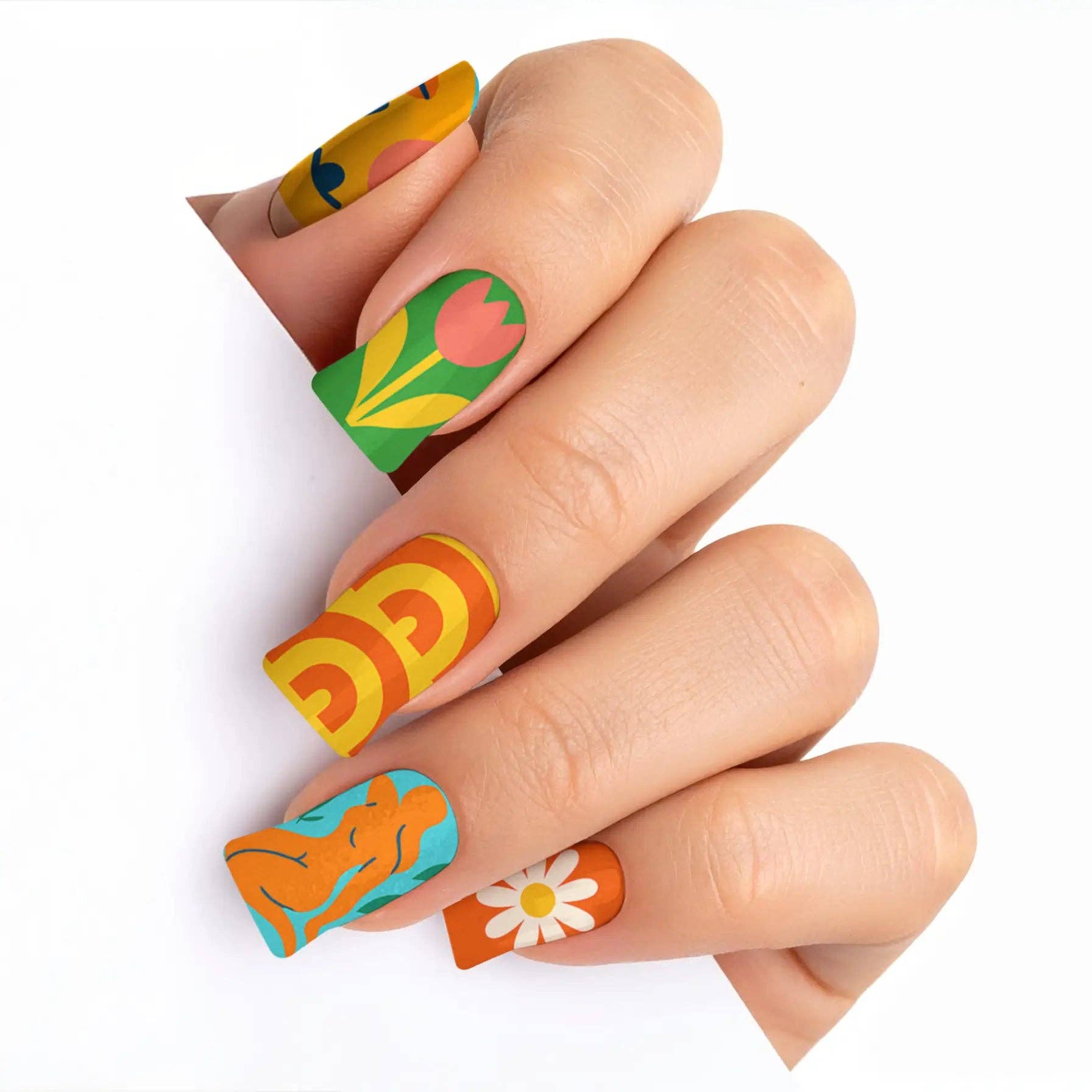 FYNE BODY - Wholesale Press-on/fake nails - Splat-tastic Canvas Creativity Press-On Nails28