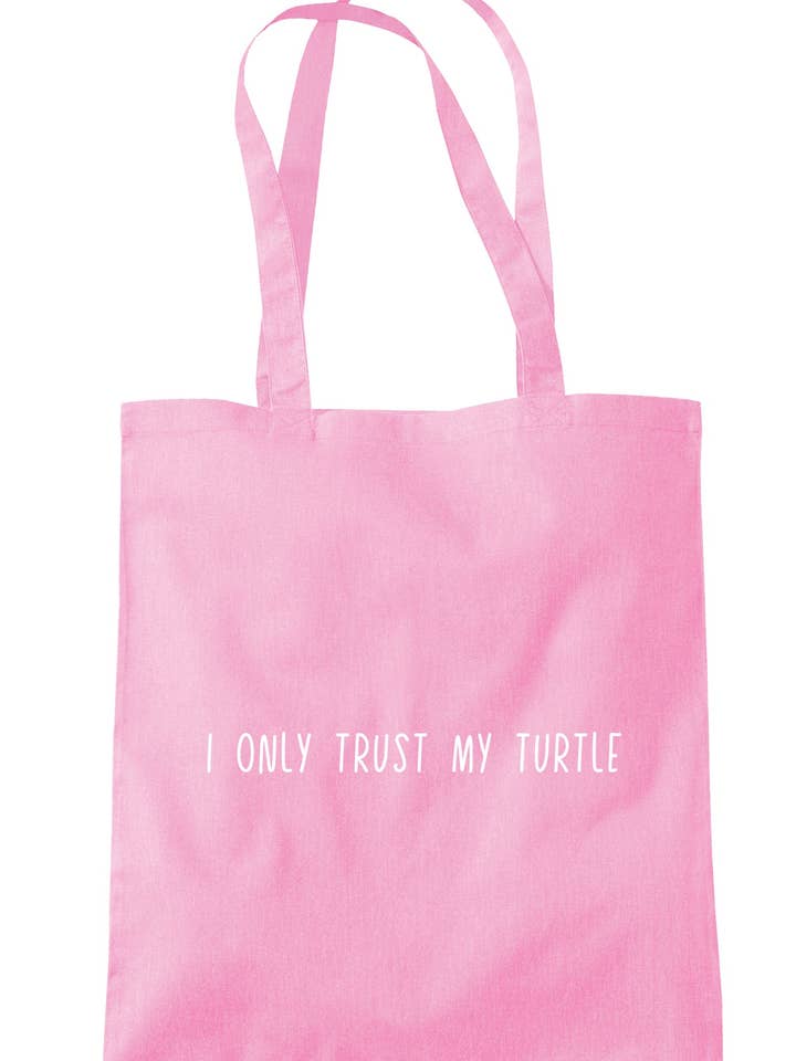 Ich vertraue nur meiner Schildkröten-Einkaufstasche S1452 für den Großhandel von Illustrated Identity