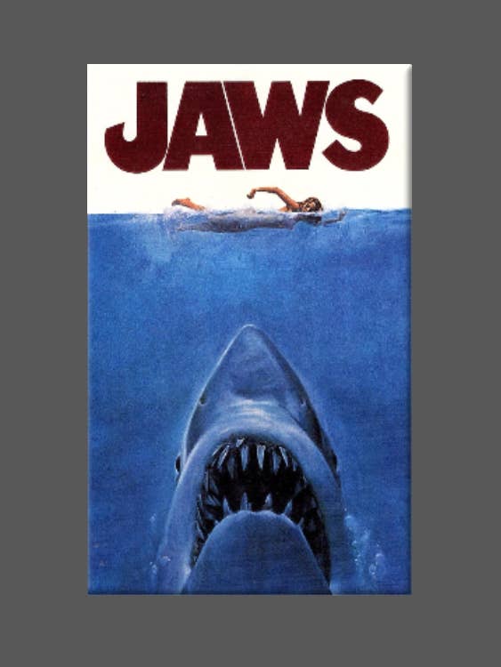 JAWS, Magnet, Button, Mirror, 80'S movie for wholesale by Ba Ba Buttons