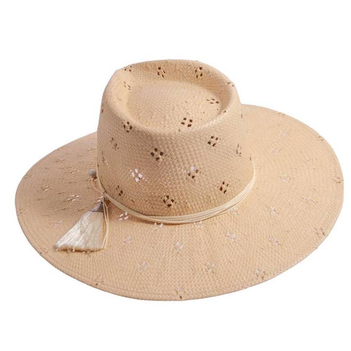 Natural Safari Straw Sun Hat - Style Lena for wholesale on Faire3