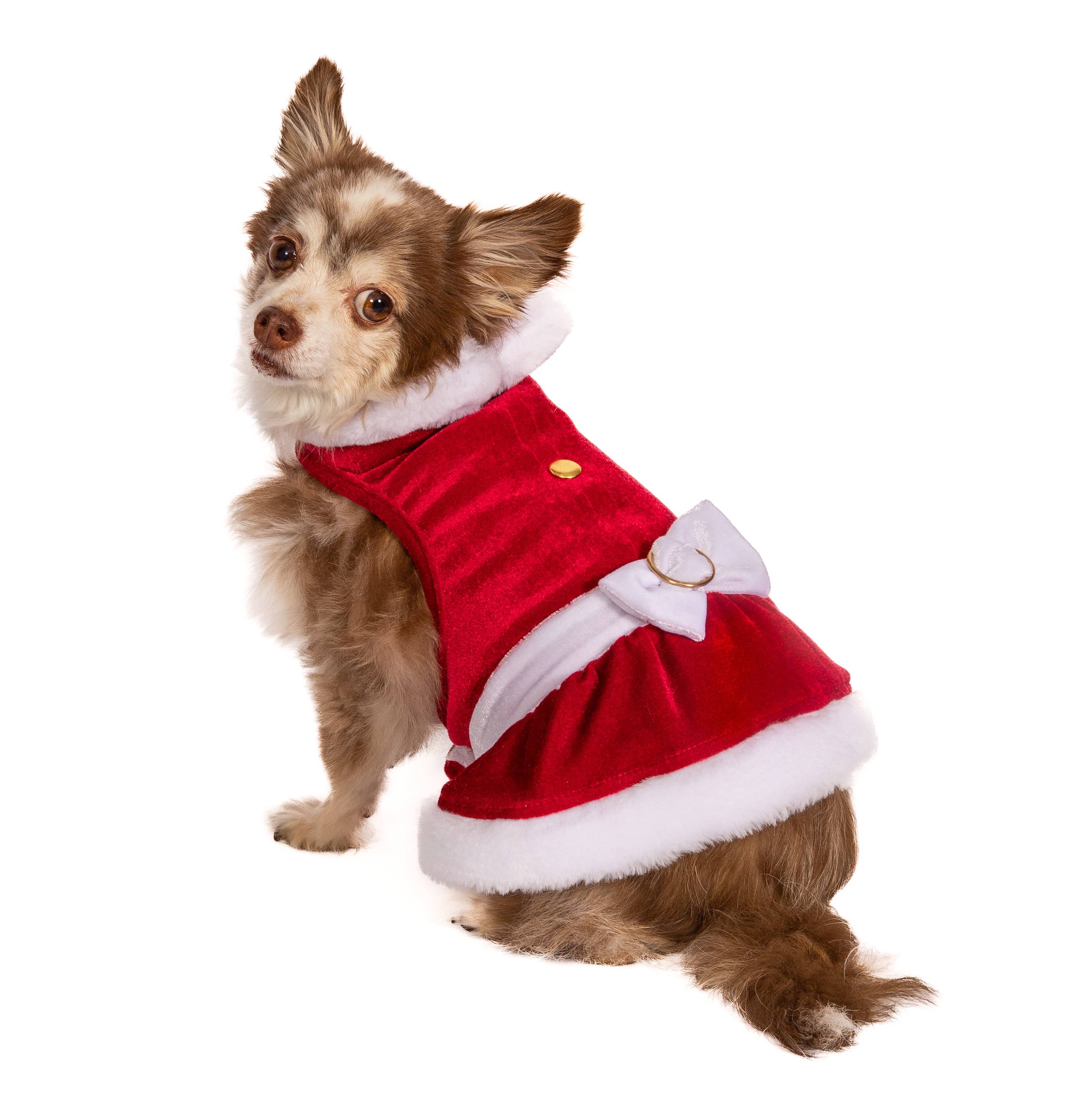 Barker's Bowtique - Wholesale Pet Costume - Dog - Mrs. Clause Dog Dress for Christmas2