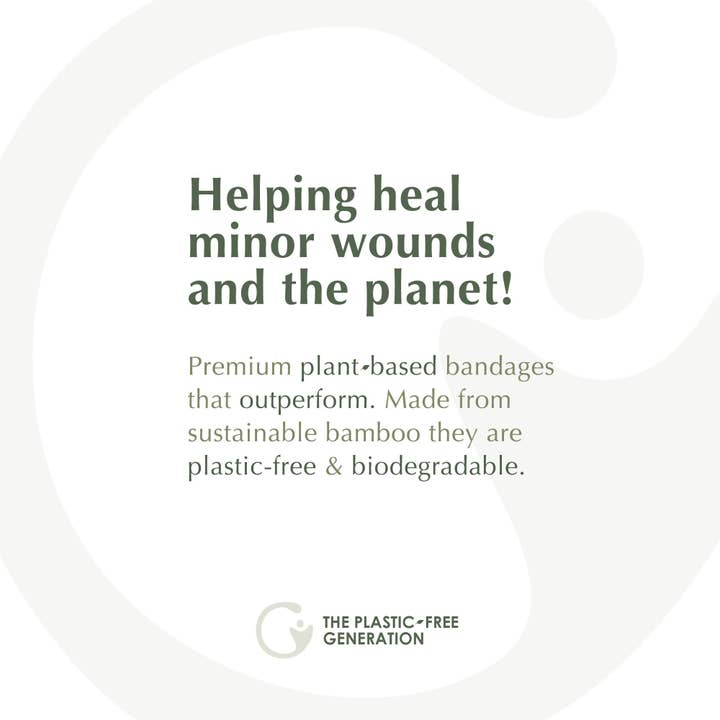 Generation For Change - Wholesale Bandaids/Bandages - The Plant-Based Bandage by Generation for Change | 75 Compostable Bamboo Bandages | Variety Pack - Aloe Vera, Activated Charcoal & Natural Bamboo | PFAS Free!